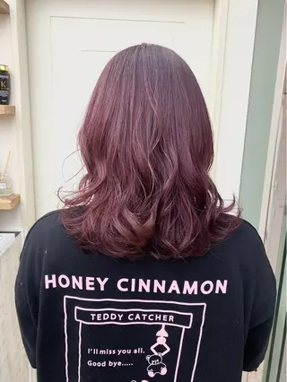 ミディアム カラー ☀️透明感color KURO☀️のヘアスタイル