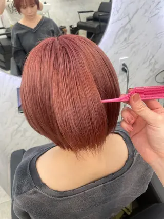 ミディアム カラー 韓国ヘア🎀 /♡𝓝𝓸𝓪♡のヘアスタイル