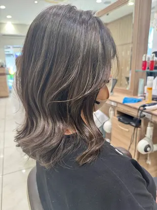 ミディアム カラー 店長/髪質改善 小早川周大のヘアスタイル