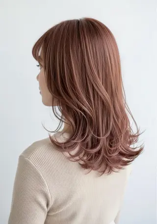 ロング 橋本 茉保のヘアスタイル