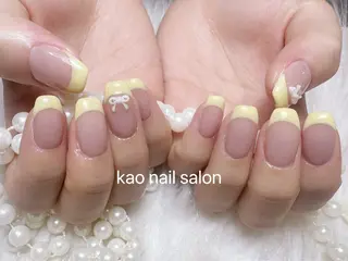 ネイル kao nail マグネット/長さだしのネイルデザイン