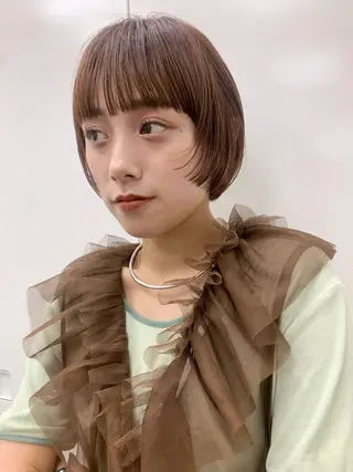 ショート SALOWIN新潟万代所属・緑川 瑞穂のヘアスタイル