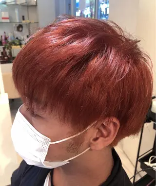 カラー メンズ 髪質改善&ストレート ✂︎鈴木青樹のヘアスタイル