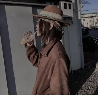 セミロング メンズ メンズカット特化🐺 メンズウルフ/置塩祥のヘアスタイル