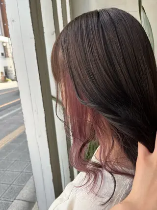 セミロング 🫧ハイトーン/ ブリーチ🫧白石航汰のヘアスタイル