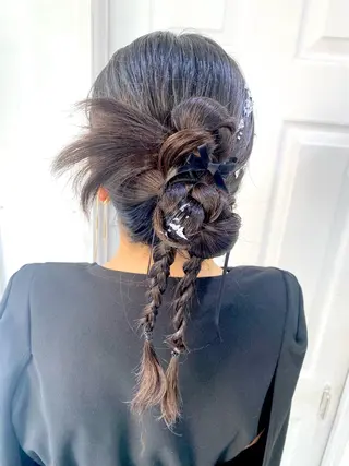 ヘアアレンジ uros.中目黒 moekaのヘアスタイル