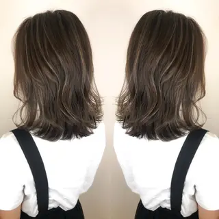 ミディアム カラー 大橋 輝久のヘアスタイル