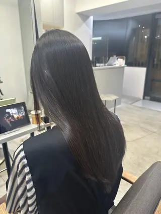 ロング 絶対綺麗な暖色カラー 🎯あります✨増渕✨のヘアスタイル
