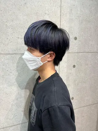ショート カラー 韓国パーマ 美容師 和田爽良のヘアスタイル