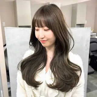 カラー ロング 顔周り🌸ジエクト 🌸濱吉優希🌸のヘアスタイル