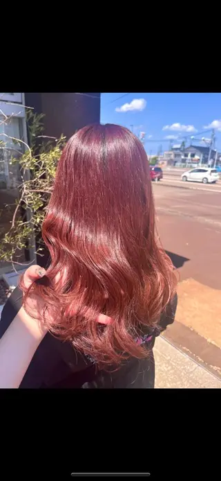 セミロング カラー 🍯透明感カラー MANA🍯のヘアスタイル