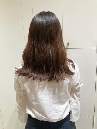 ミディアム 透明感カラー🫧 nanohaのヘアスタイル