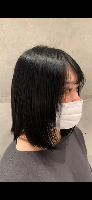 ミディアム カラー れい🫧 ハイトーン特化のヘアスタイル