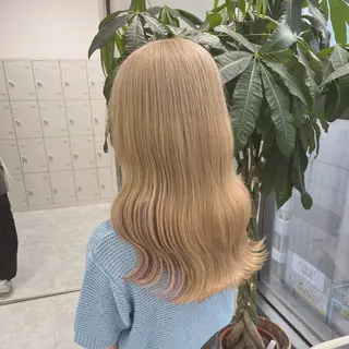 セミロング カラー トレンドレイヤー No.1/KOHEIのヘアスタイル
