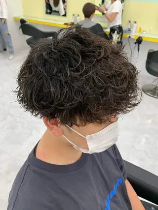 カラー パーマ メンズ 🔷横浜1のパーマ 職人🔷将太郎のヘアスタイル