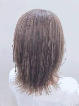 ミディアム カラー デジタルパーマ🫧 韓国風ヘア🫧サクラのヘアスタイル