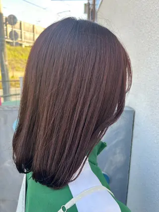 ミディアム 谷 未来美のヘアスタイル