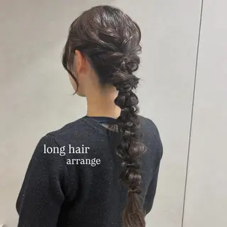 ヘアアレンジ monaヘアアレンジ 🎀/お呼ばれのヘアスタイル