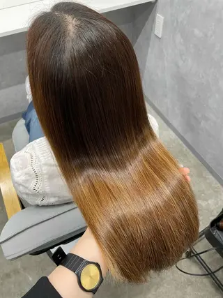 セミロング kyoka / 韓国 レイヤー/髪質改善のヘアスタイル