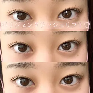 マツエク・マツパ レイヤーカット 🌿透け感カラーのヘアスタイル