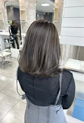 ミディアム 🫧艶髪カラー🫧 森本くるみのヘアスタイル