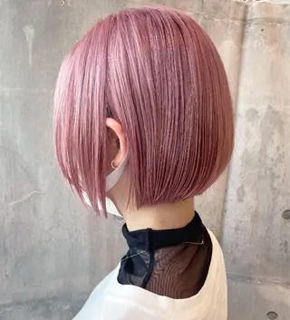 ミディアム カラー ウルフカット ハッシュカット/七海のヘアスタイル