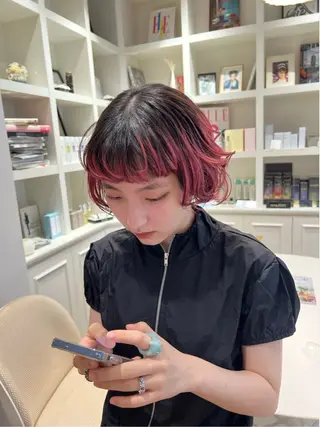 ショート 似合わせ/レイヤー 💟SAEのヘアスタイル