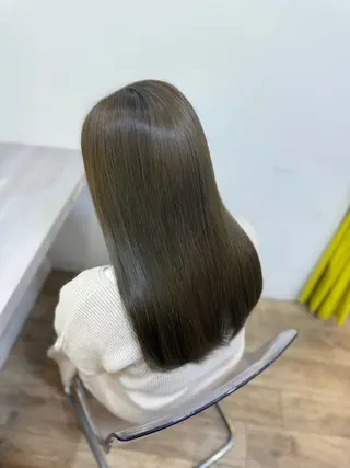 ロング 北新地/縮毛矯正 /あやなのヘアスタイル