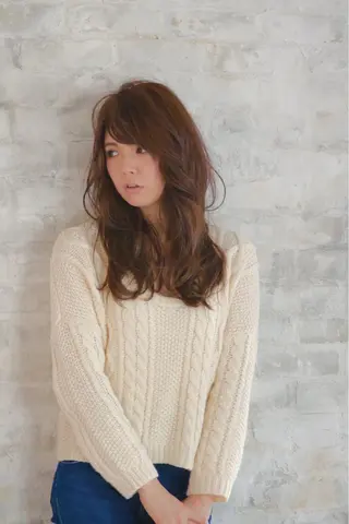 ロング カラー パーマ Calenda/ パーソナル美髪サロンのヘアスタイル