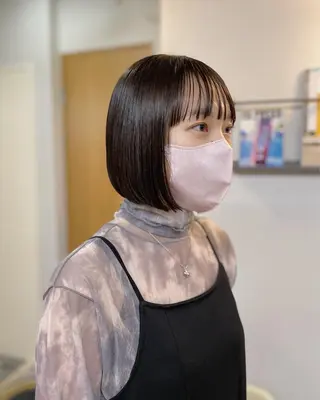 ショート カラー ノグチ ユウキ/ボブのヘアスタイル