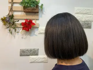 ミディアム カラー 大人デザイン 🍃MORIKA🍃のヘアスタイル