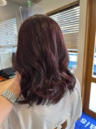 ミディアム 後藤 千絵のヘアスタイル