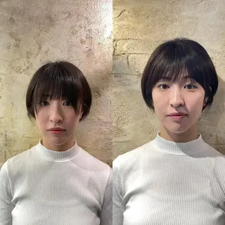 ショート セキネ シュウヘイのヘアスタイル