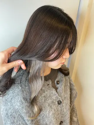 セミロング カラー 🩵アンブレラカラー 髪質改善 丸尾】のヘアスタイル