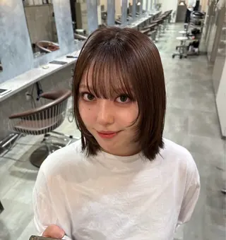 ショート 金木 凜花のヘアスタイル