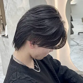 ショート メンズ 🦋Yui🦋透明感 /ベージュ/髪質改善のヘアスタイル