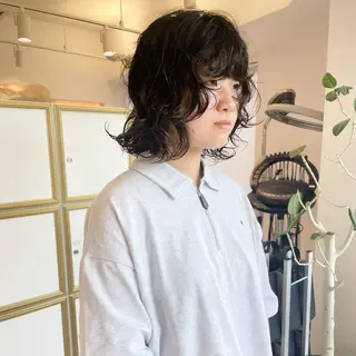 ミディアム 似合わせヘア🤍 面田法子のヘアスタイル