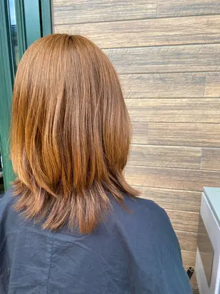 セミロング Lepps れいなのヘアスタイル