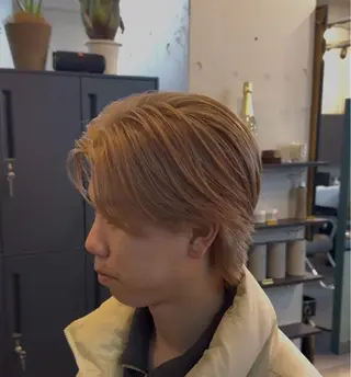 ショート カラー メンズ HRABRA ゆづきのヘアスタイル