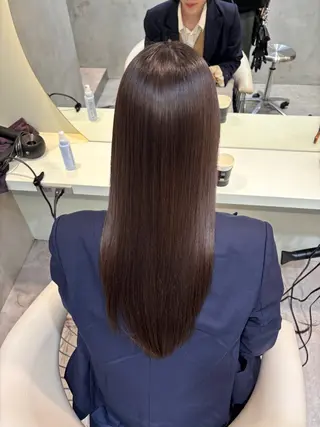 ロング ヘアアレンジ 美髪縮毛矯正/ 透明感カラー吉田光佑のヘアスタイル