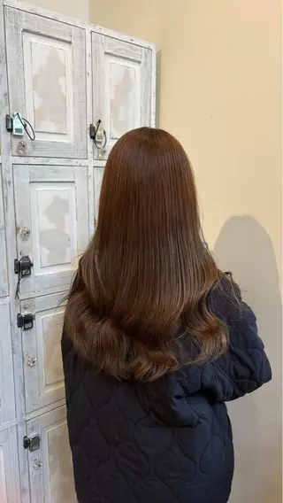 カラー ルプラボウ ふくい きなりのヘアスタイル