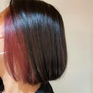 ショート カラー ヘアアレンジ 仲間 菜々世のヘアスタイル