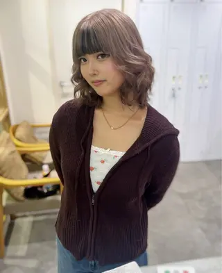 カラー 河原 楓樹のヘアスタイル
