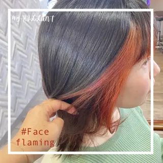 ミディアム カラー 今井 里美のヘアスタイル