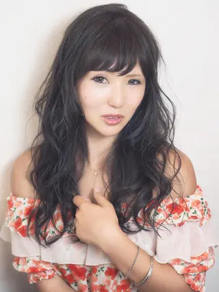 ロング 坂本 直樹のヘアスタイル