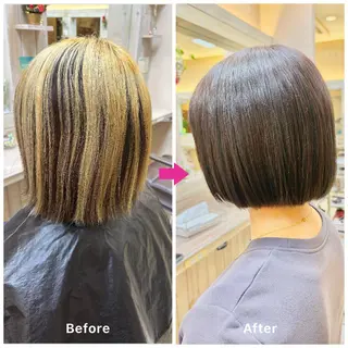 ショート カラー シップスヘアブース所属・山田 美月のヘアスタイル