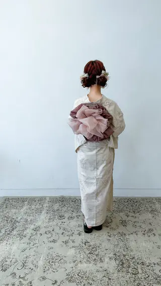 ヘアメイク🌷 着付👘ハルのヘアスタイル