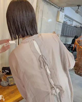 ショート カラー ヘアアレンジ mowen RUIのヘアスタイル