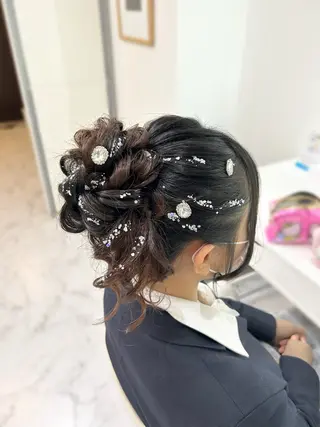 ロング ヘアアレンジ ヘアセット専門店 Rのヘアスタイル