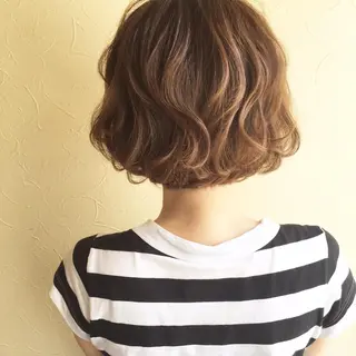 ミディアム カラー ant’ten 宮川 俊裕のヘアスタイル
